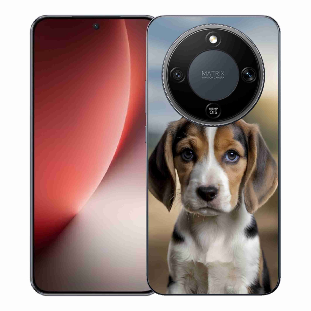 mmCase gél tok az Honor Magic 8 Lite 5G-hez – aranyos beagle