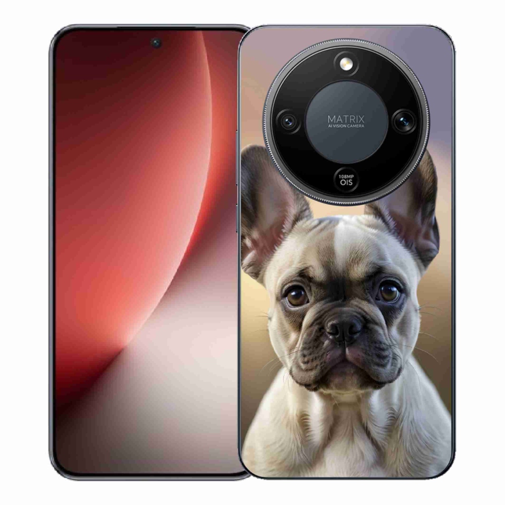 mmCase gél tok az Honor Magic 8 Lite 5G-hez – aranyos francia buldog