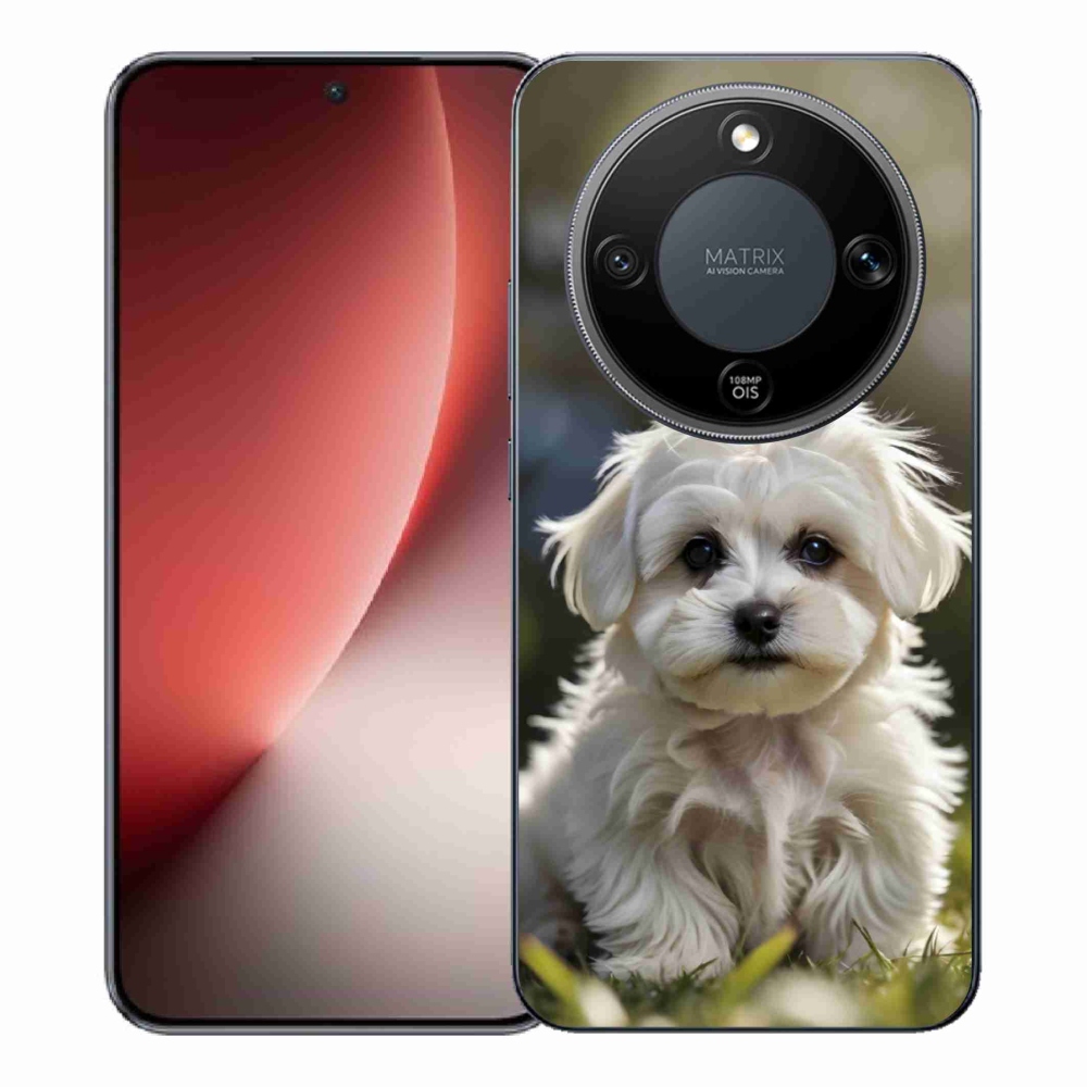 mmCase gél tok az Honor Magic 8 Lite 5G-hez – aranyos máltai kutyus