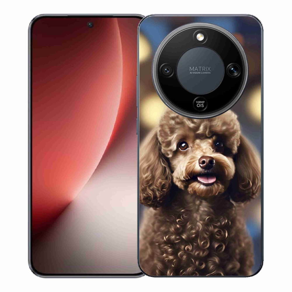 mmCase gél tok az Honor Magic 8 Lite 5G-hez – aranyos pudli