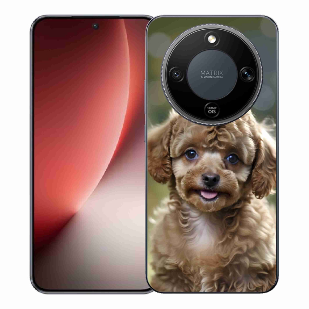 mmCase gél tok az Honor Magic 8 Lite 5G-hez – aranyos pudli