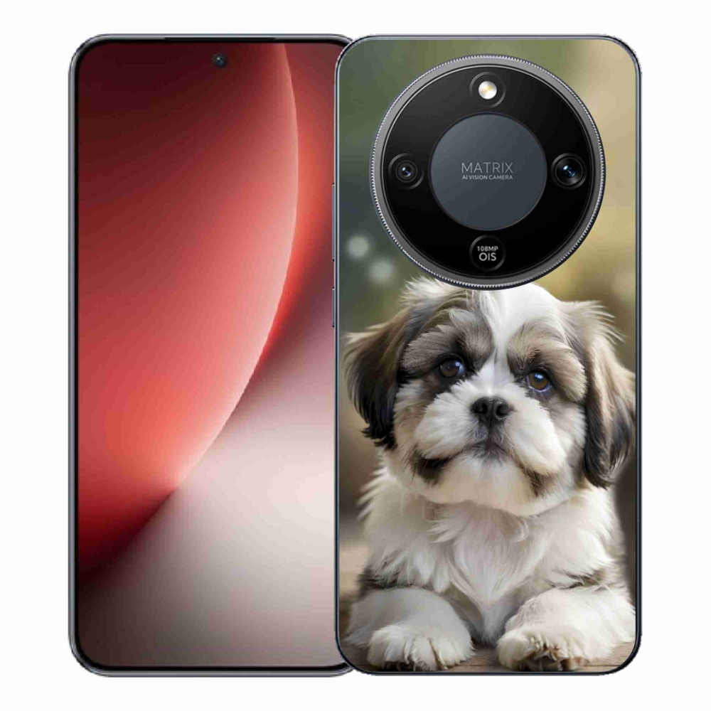 mmCase gél tok az Honor Magic 8 Lite 5G-hez – aranyos shih-tzu