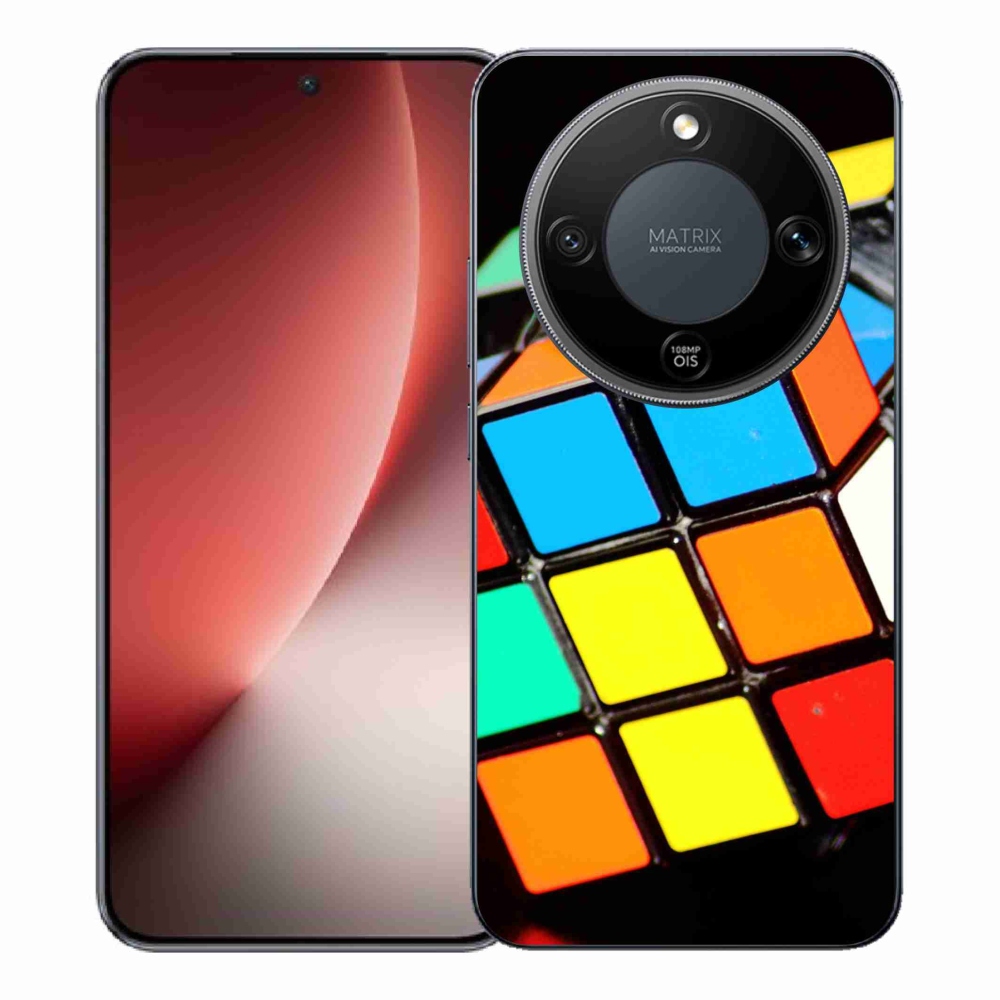 Gél borítás mmCase a Honor Magic 8 Lite 5G számára - Rubik-kocka