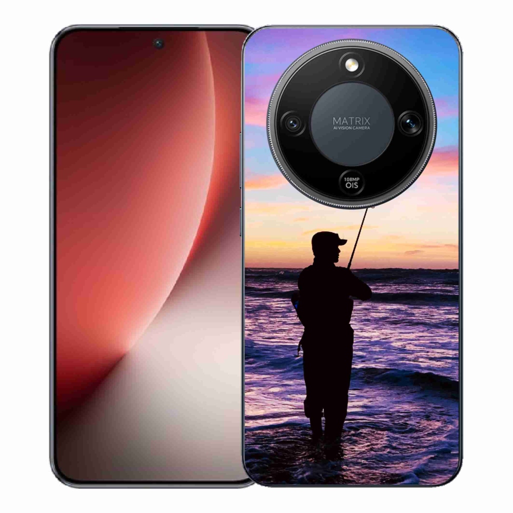 Zselés borítás mmCase a Honor Magic 8 Lite 5G számára - halászat 1