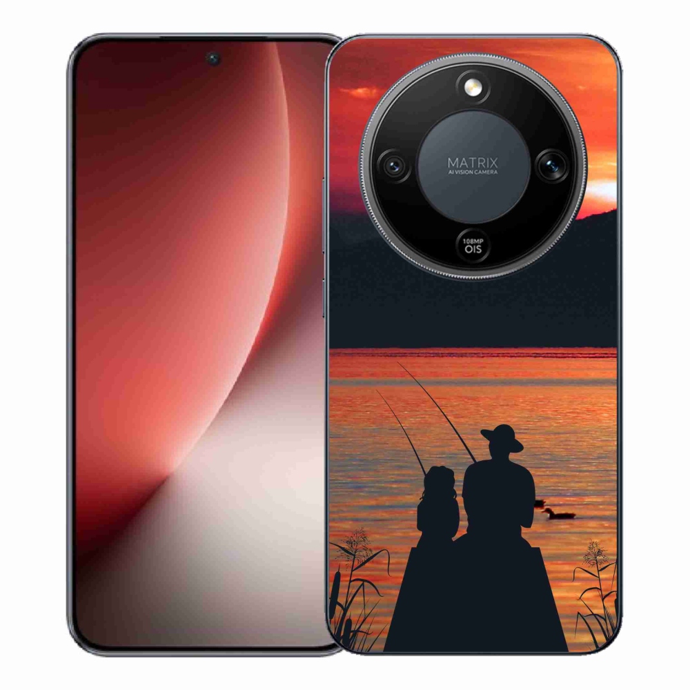 Zselés borítás mmCase a Honor Magic 8 Lite 5G számára - halászat 3