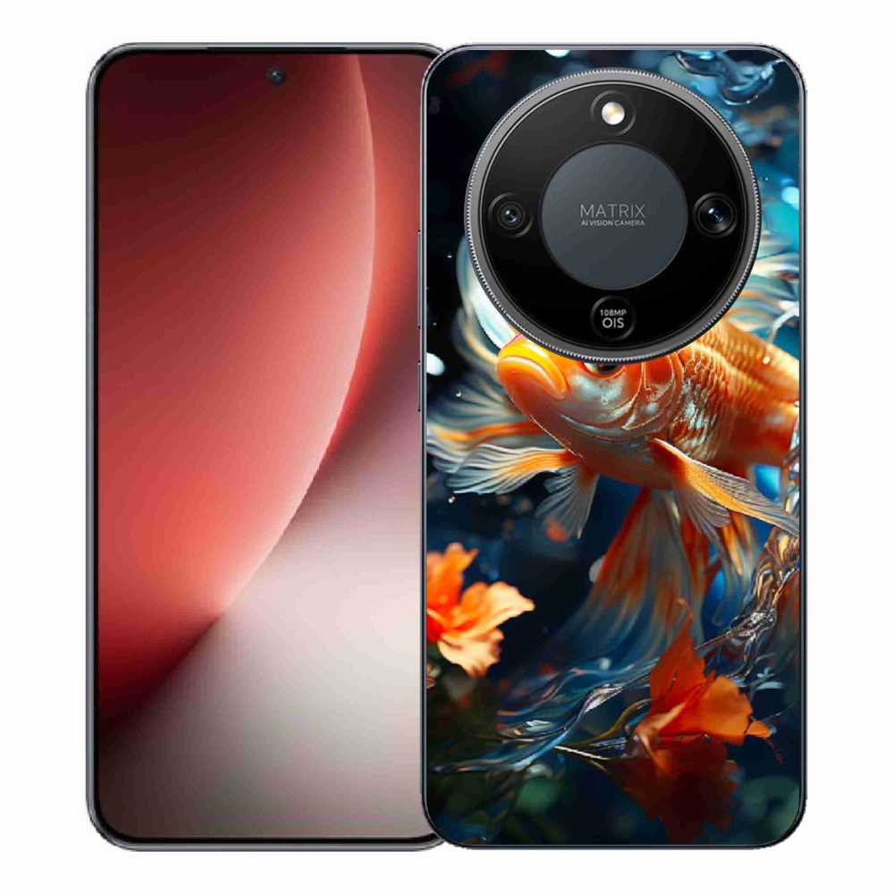 Zselés borítás mmCase a Honor Magic 8 Lite 5G számára - hal