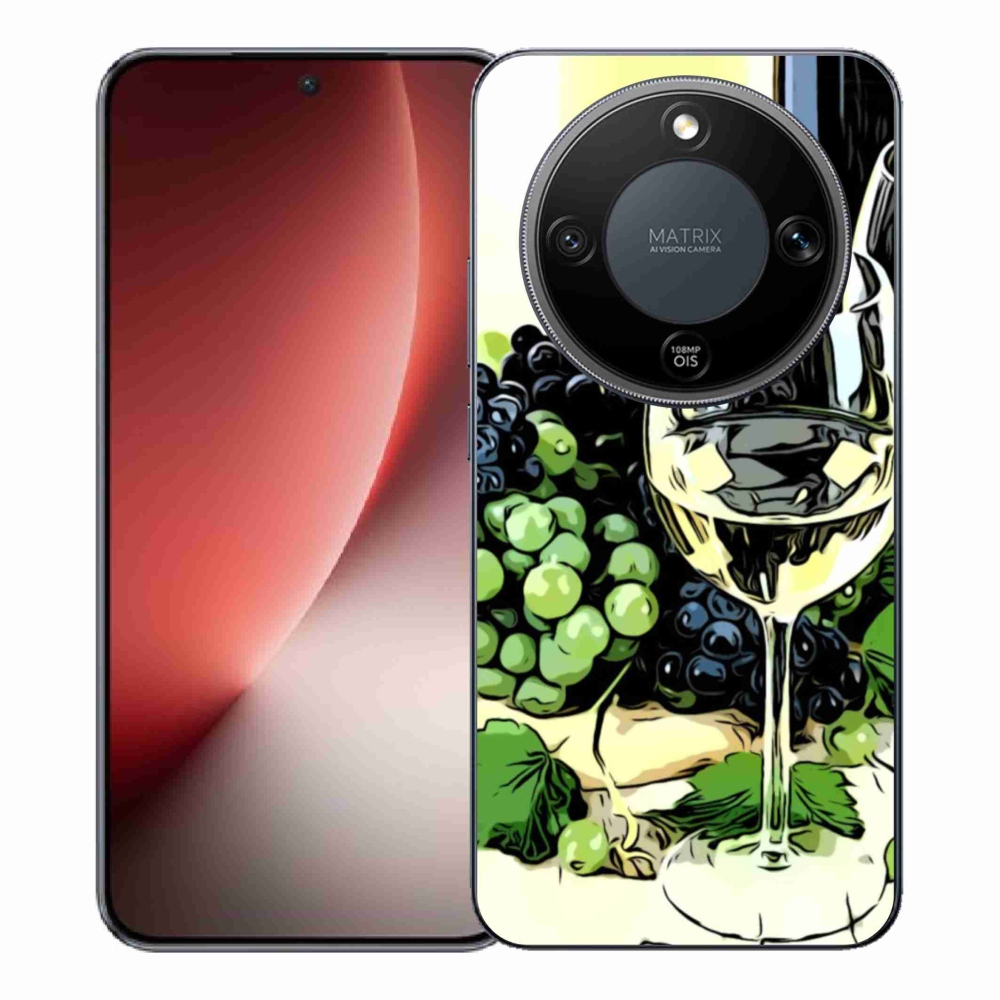 Zselés borítás mmCase a Honor Magic 8 Lite 5G számára - borospohár