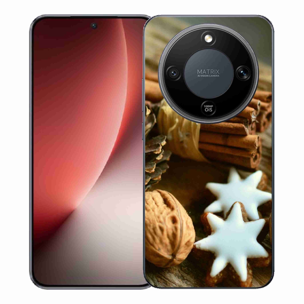 Gél borítás mmCase a Honor Magic 8 Lite 5G számára - fahéj és mézeskalács