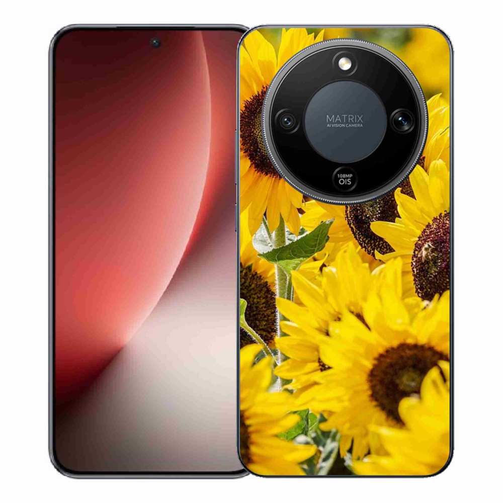 Zselés borítás mmCase a Honor Magic 8 Lite 5G készülékhez - Napraforgó