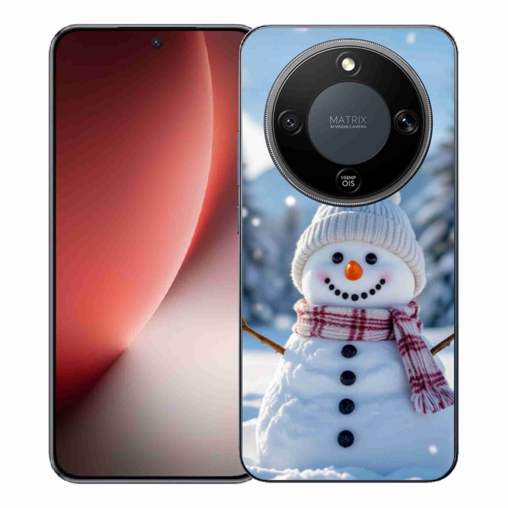 Gél borítás mmCase a Honor Magic 8 Lite 5G számára - hóember 3