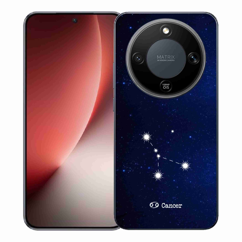 Gél borítás mmCase a Honor Magic 8 Lite 5G számára - csillagkép Rák