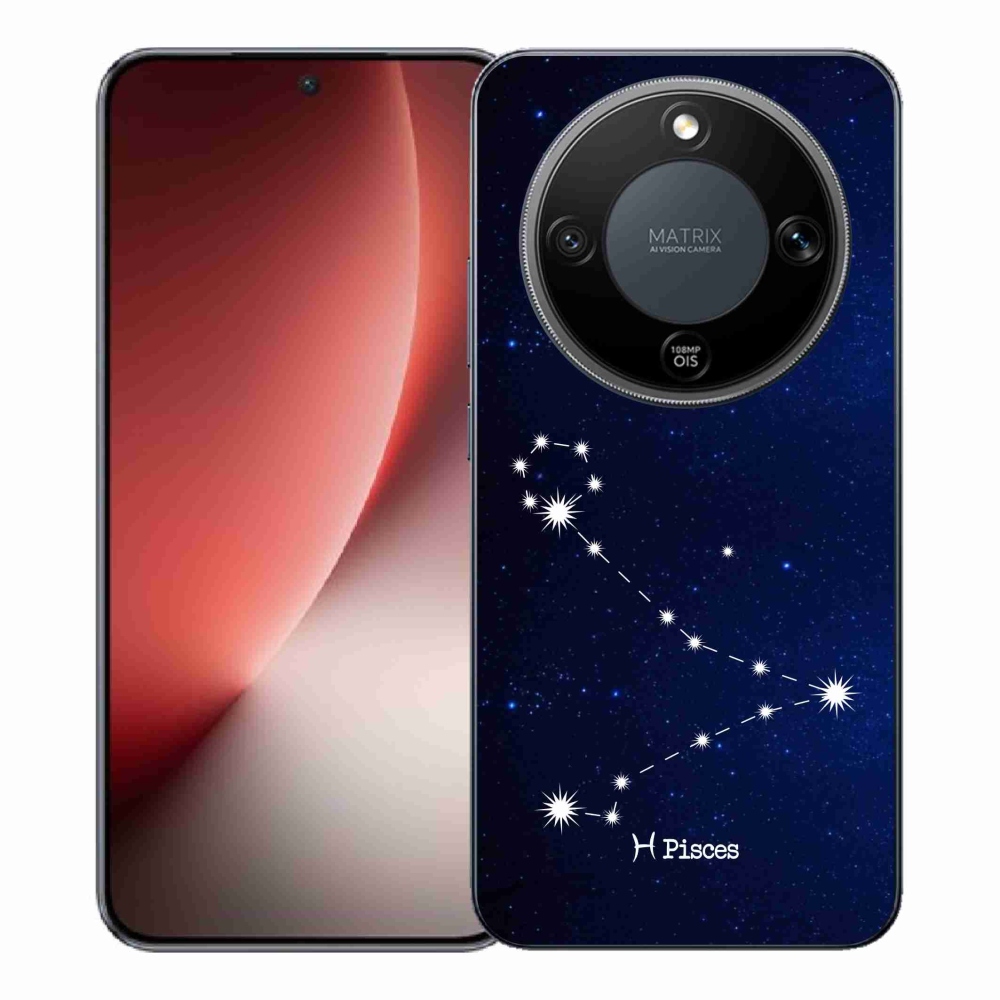 Gél borítás mmCase a Honor Magic 8 Lite 5G számára - csillagkép Halak