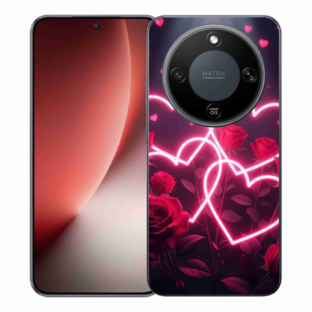 Gél borítás mmCase a Honor Magic 8 Lite 5G számára - Szerelem szíve