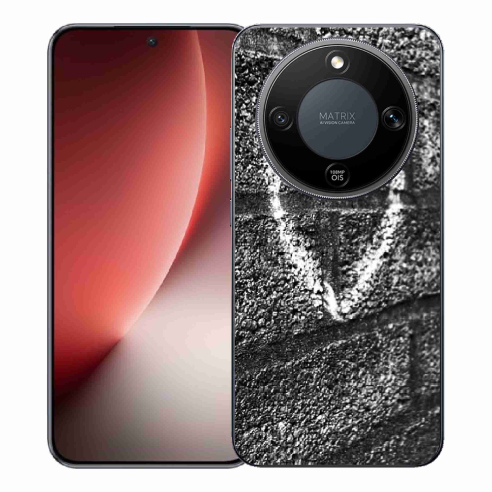 Gél borítás mmCase a Honor Magic 8 Lite 5G számára - szív a falon