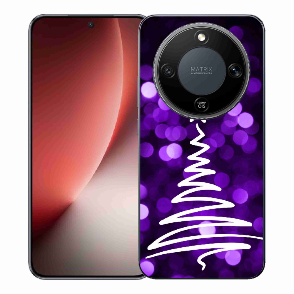 Gél borítás mmCase a Honor Magic 8 Lite 5G számára - fa