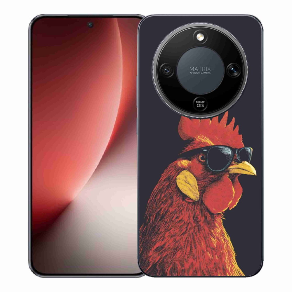 Gél borítás mmCase a Honor Magic 8 Lite 5G számára - stílusos kakas