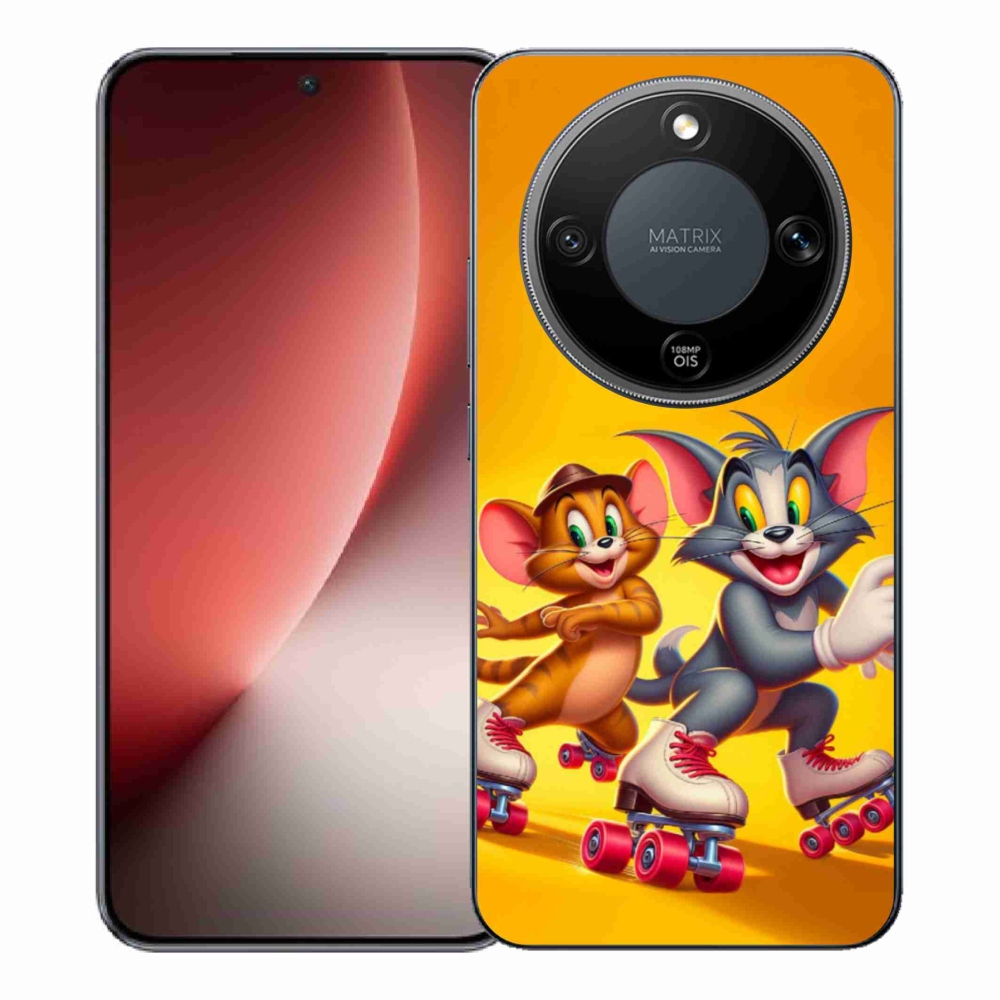Gél borítás mmCase a Honor Magic 8 Lite 5G számára - tom a jerry