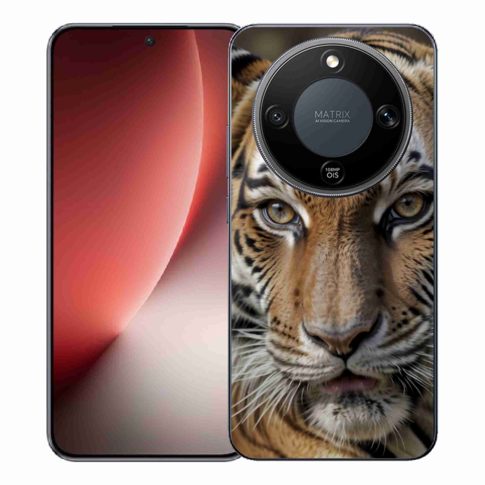 Gél borítás mmCase a Honor Magic 8 Lite 5G számára - tigris nézet