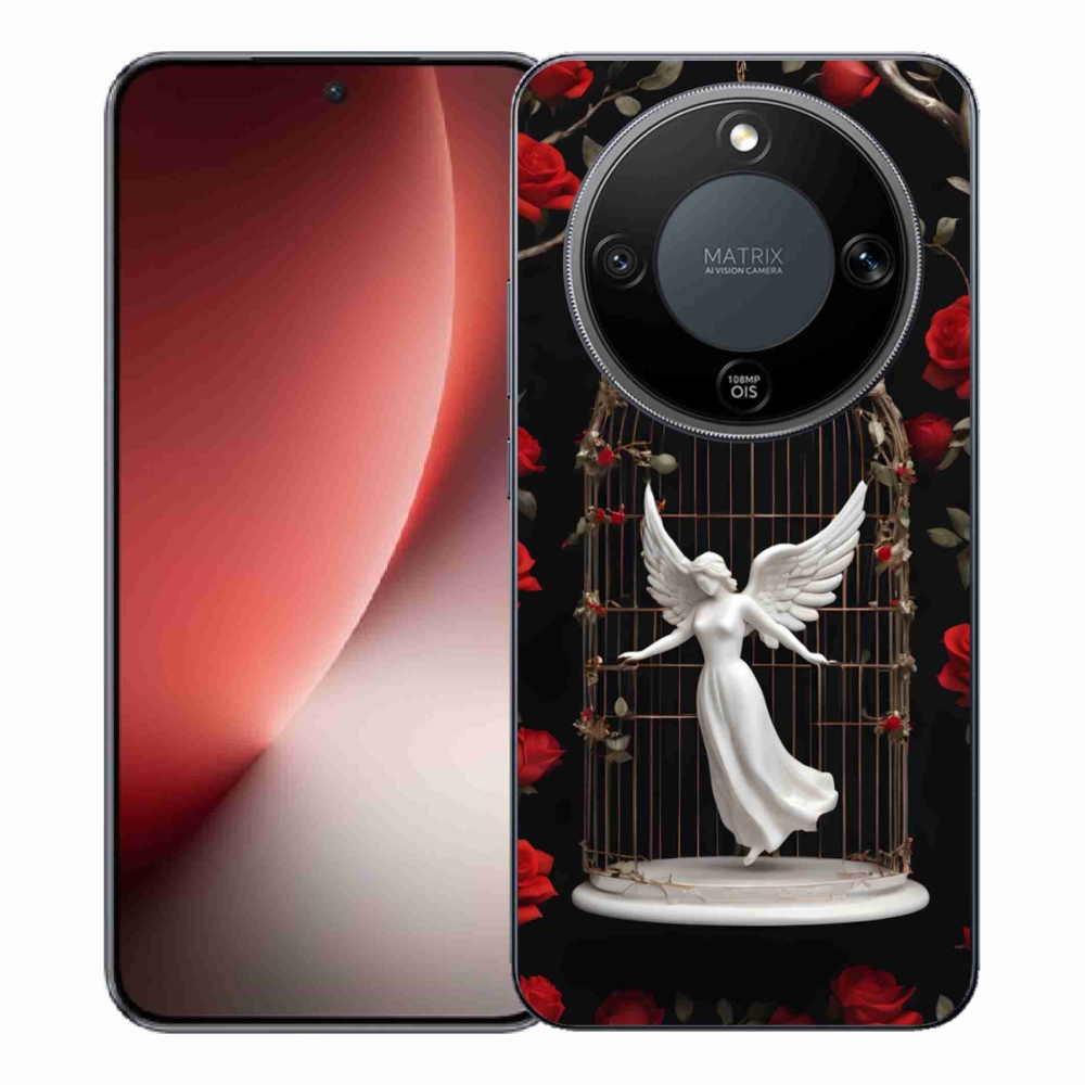 Gél borítás mmCase a Honor Magic 8 Lite 5G számára - csapdába esett angyal