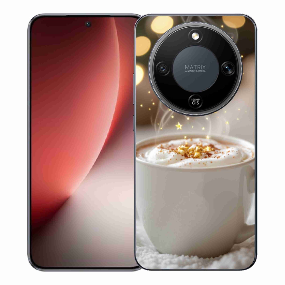 Gél borítás mmCase a Honor Magic 8 Lite 5G számára - Karácsonyi forró ital