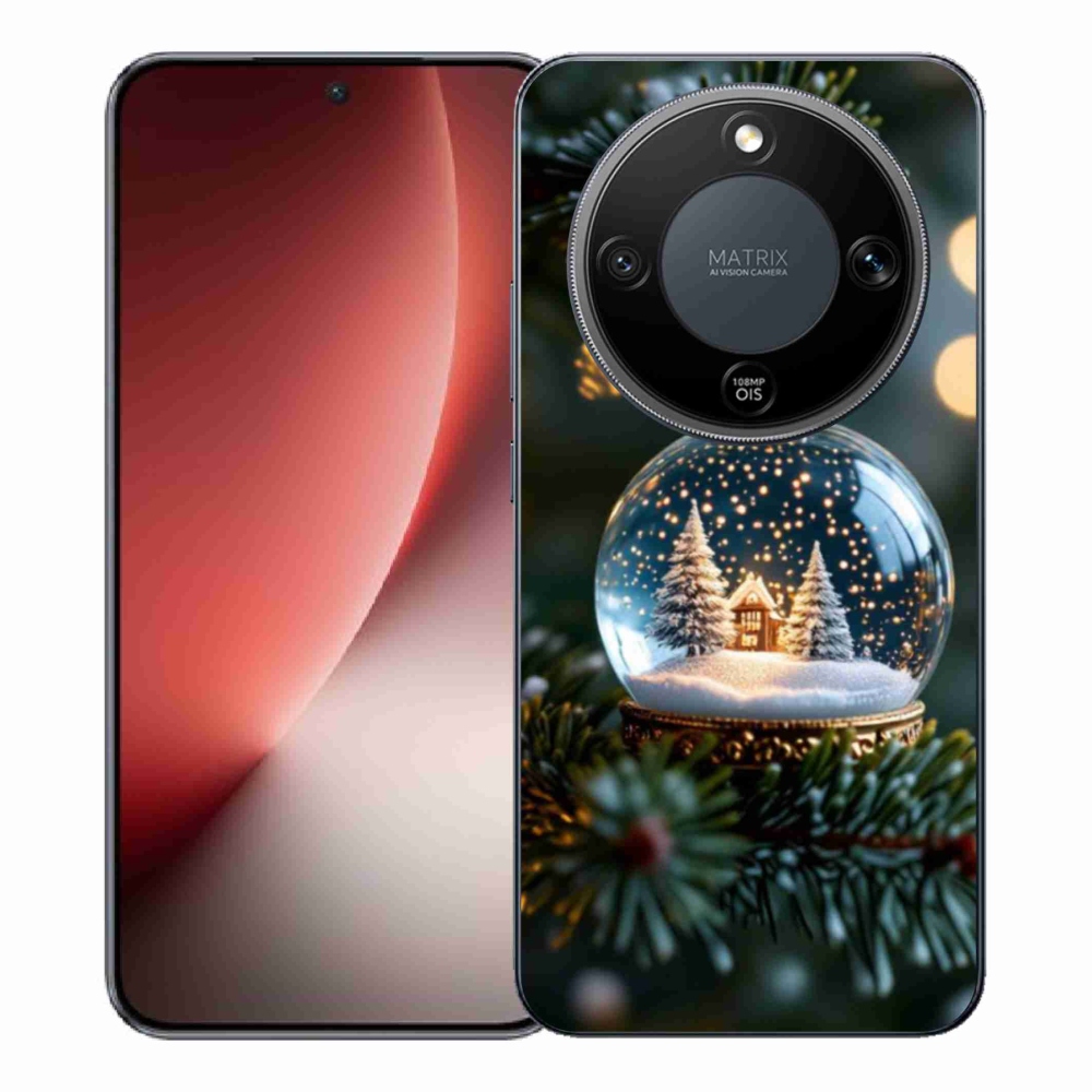 Gél borítás mmCase a Honor Magic 8 Lite 5G számára - Karácsonyi gömbök 2