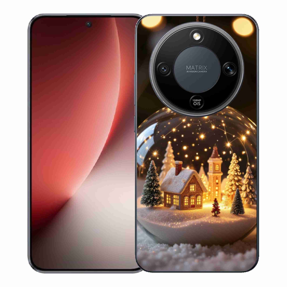 Gél borítás mmCase a Honor Magic 8 Lite 5G számára - Karácsonyi gömb 3