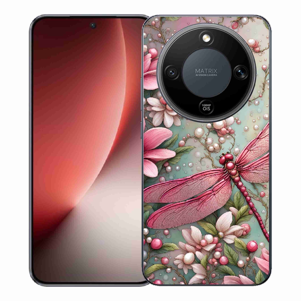 Gél borítás mmCase a Honor Magic 8 Lite 5G számára - szitakötő