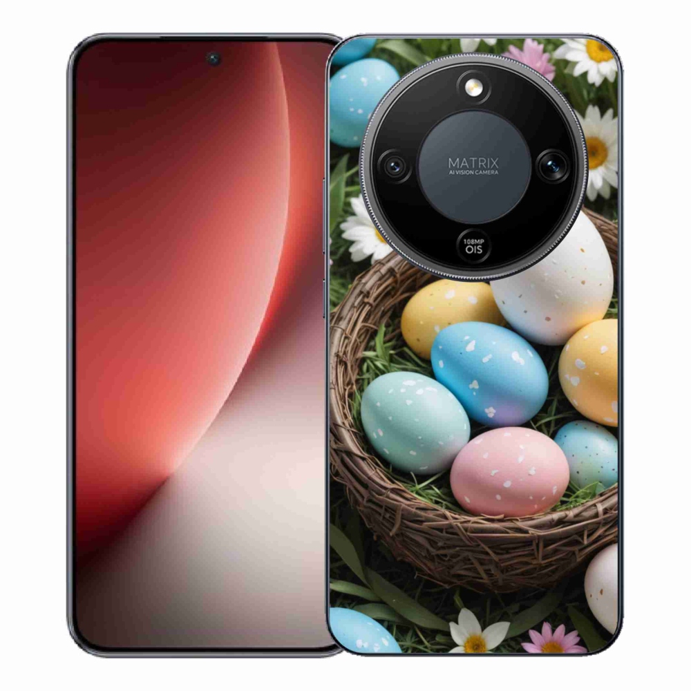 Gél borítás mmCase a Honor Magic 8 Lite 5G számára - Húsvéti tojások 2