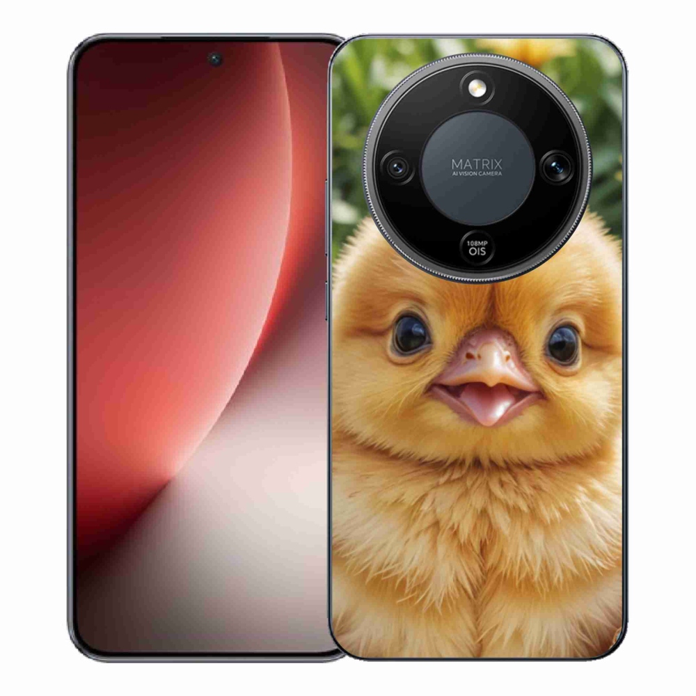 Gél borítás mmCase a Honor Magic 8 Lite 5G számára - boldog csaj