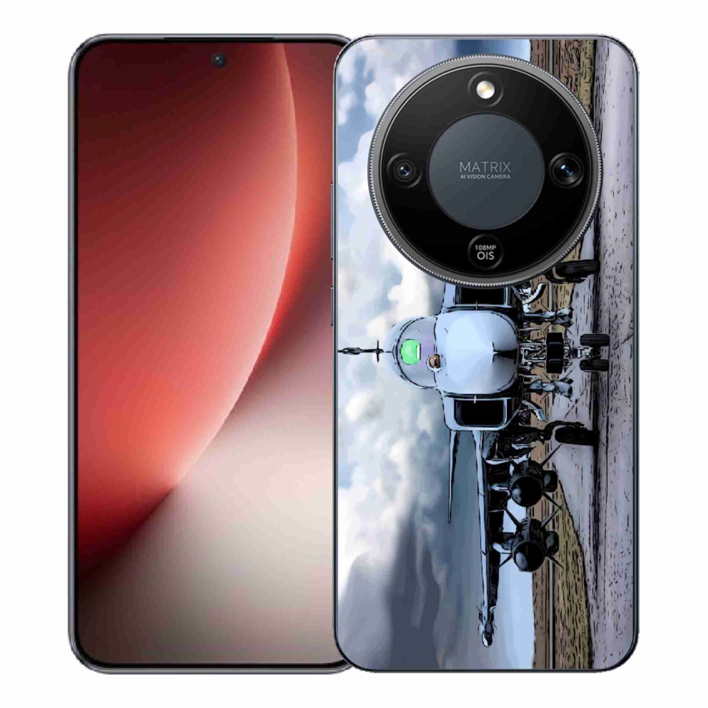 Gél borítás mmCase a Honor Magic 8 Lite 5G számára - katonai repülőgépek