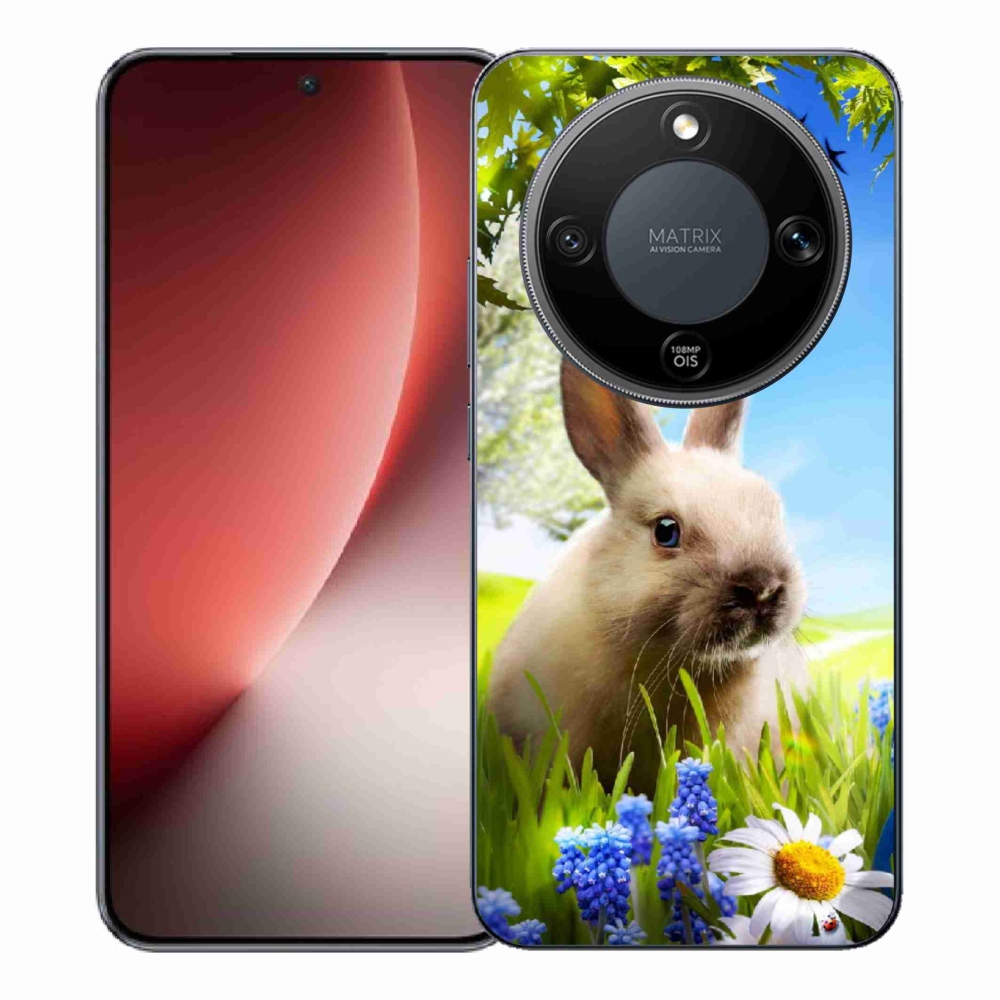 Zselés borítás mmCase a Honor Magic 8 Lite 5G számára - nyuszi