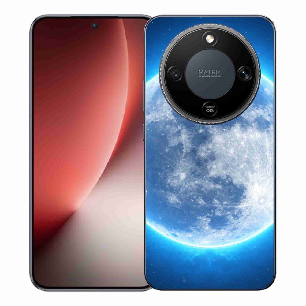 Gél borítás mmCase a Honor Magic 8 Lite 5G számára - földgömb alakú