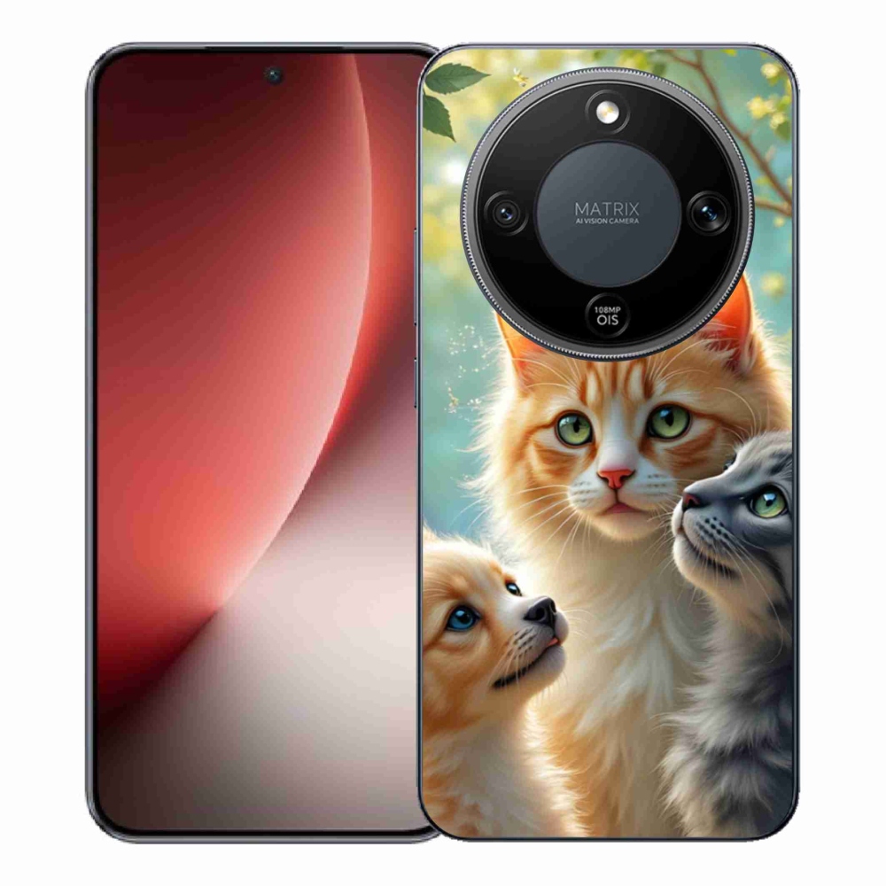 Gél borítás mmCase a Honor Magic 8 Lite 5G számára - állatbarátság 2