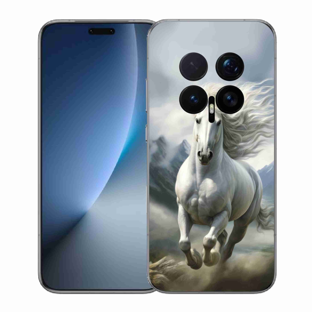 mmCase gél tok az Honor Magic 8 Pro-hoz – futó fehér ló 3