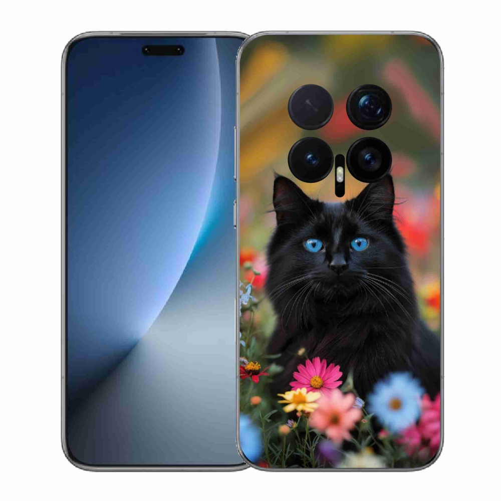mmCase gél tok az Honor Magic 8 Pro-hoz – fekete cica 4