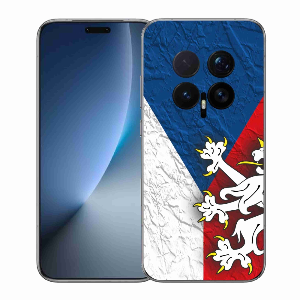 Zselés borítás mmCase a Honor Magic 8 Pro számára - cseh zászló 1