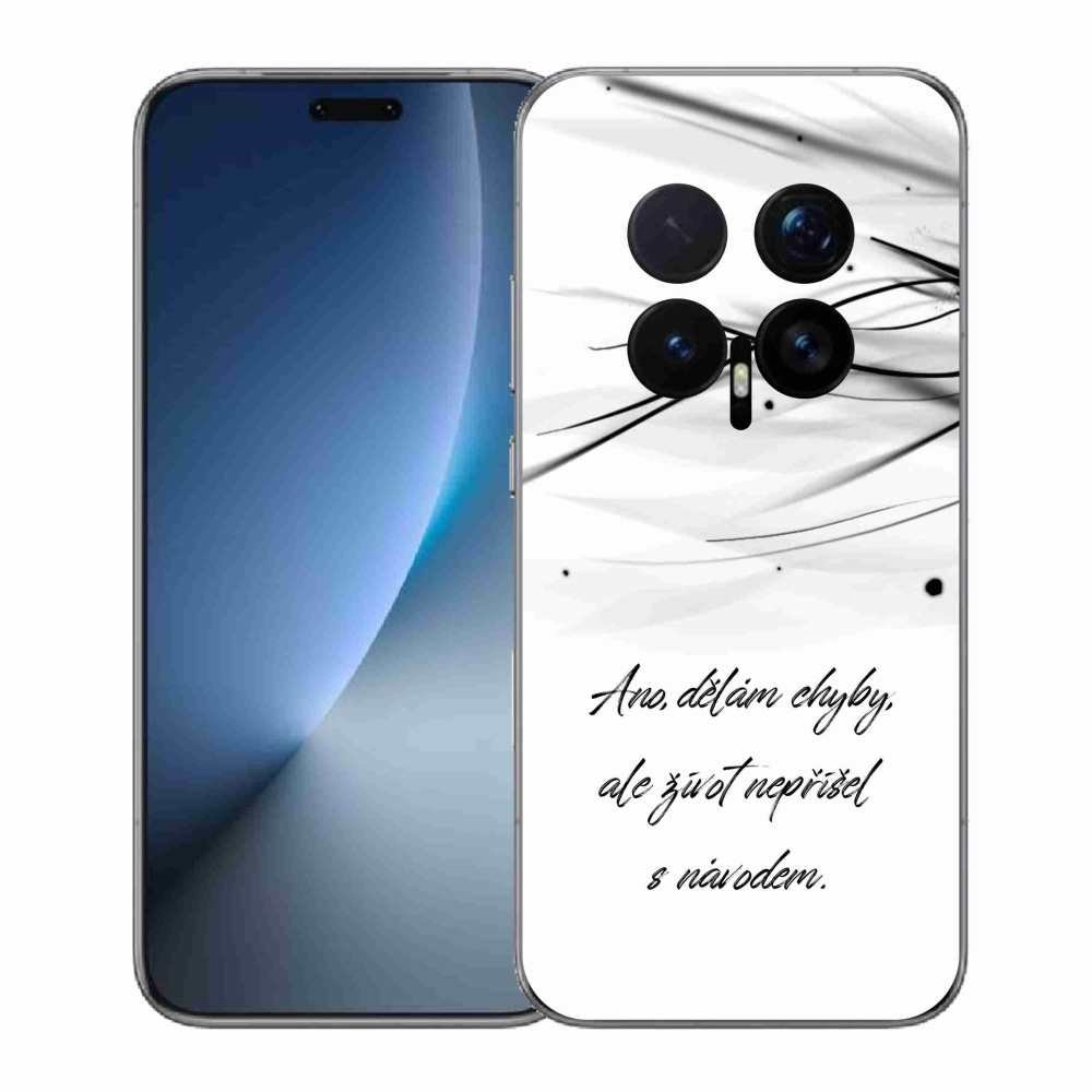 Gél borítás mmCase a Honor Magic 8 Pro készülékhez - idézem fehér háttér