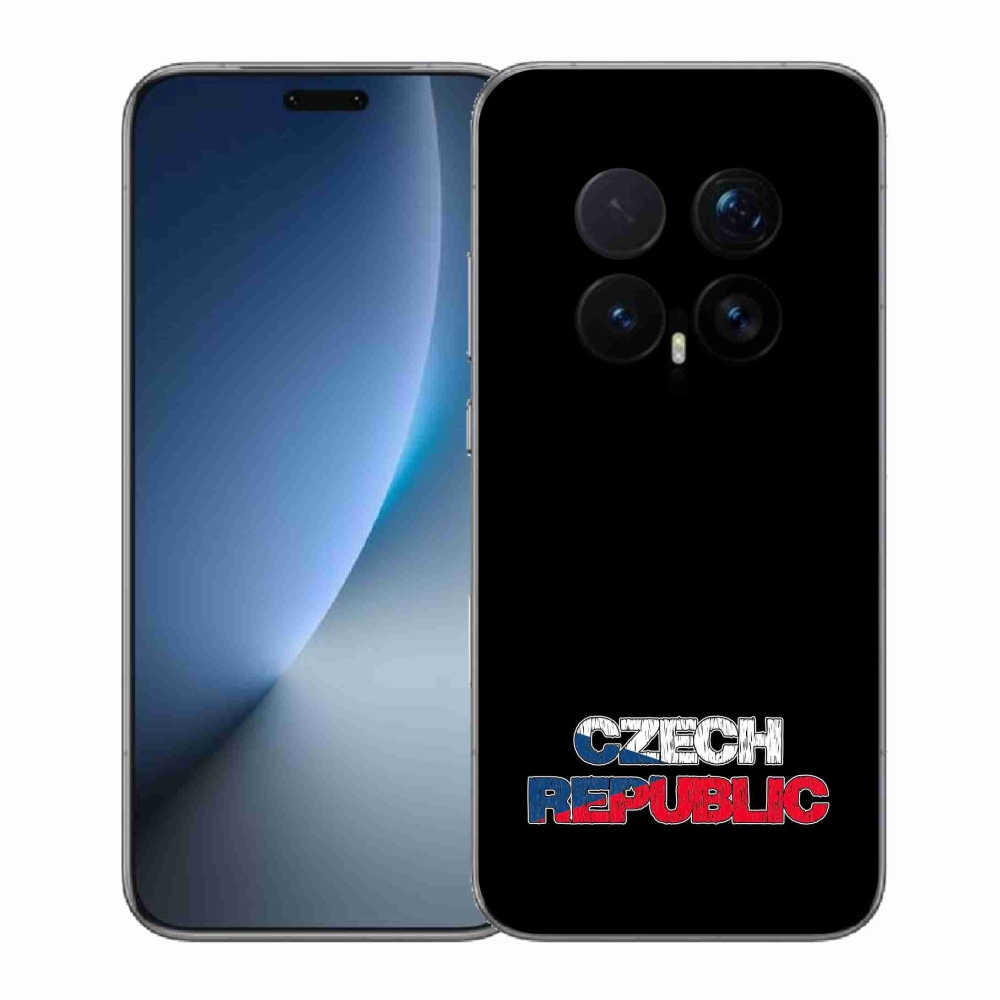 Zselés borítás mmCase a Honor Magic 8 Pro-hoz - Csehország fekete háttérrel