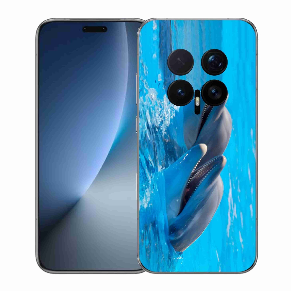 Zselés borítás mmCase a Honor Magic 8 Pro-hoz - delfinek