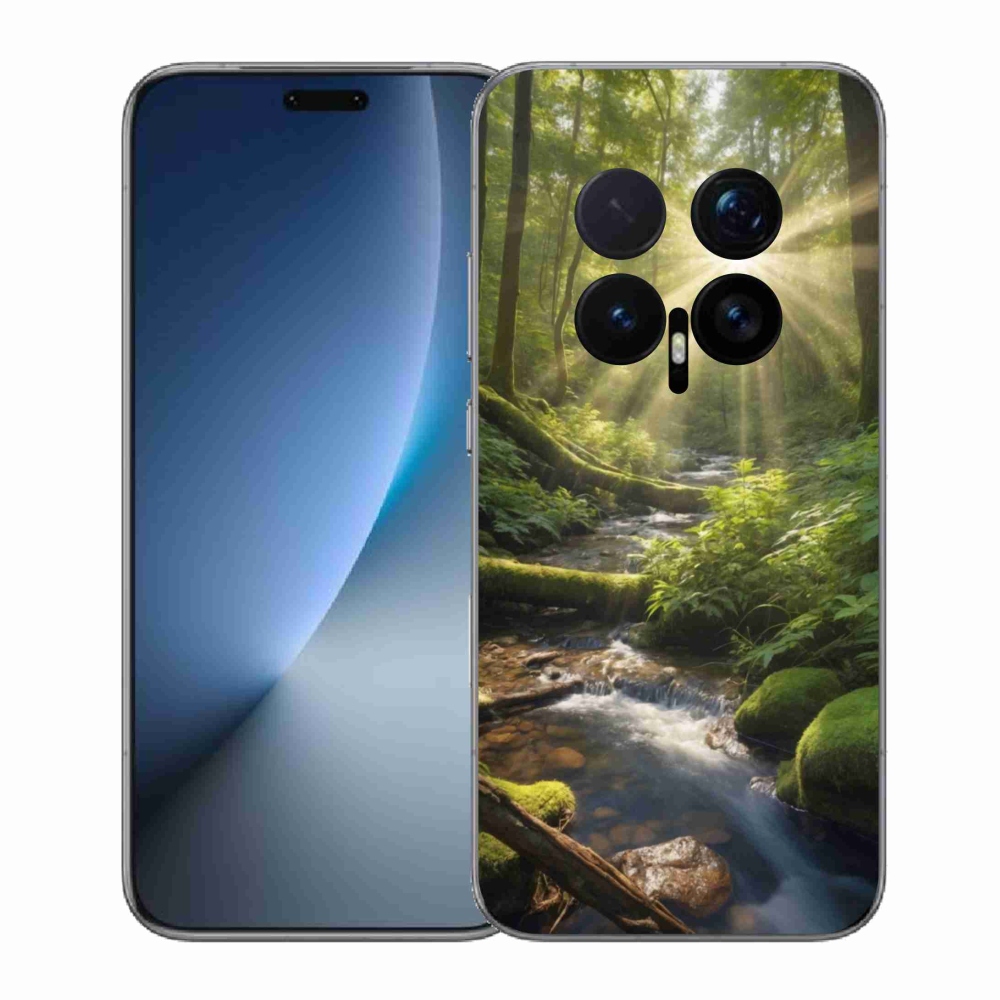 Zselés borítás mmCase a Honor Magic 8 Pro számára - az erdő mélysége