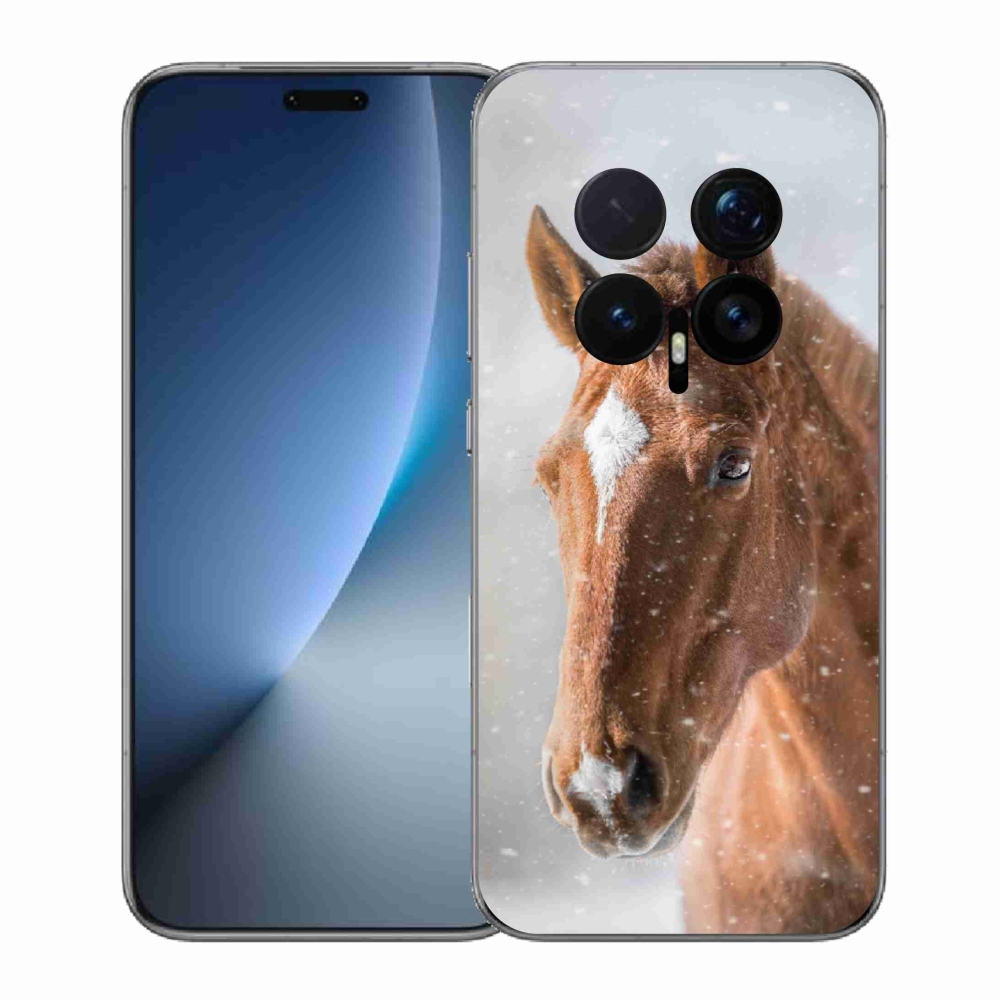 Zselés borítás mmCase a Honor Magic 8 Pro-hoz - barna ló 2