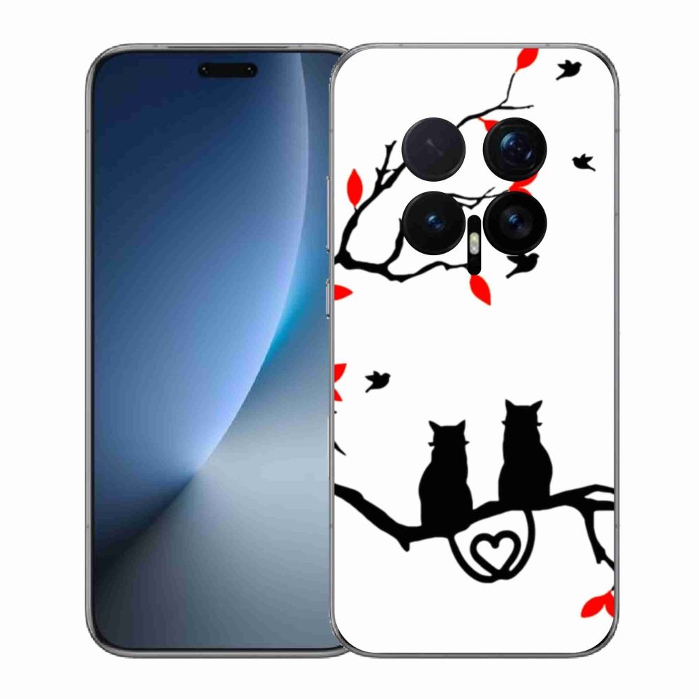 Gél borítás mmCase a Honor Magic 8 Pro számára - macskaszerelem