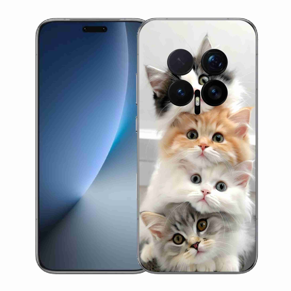 Zselés borítás mmCase a Honor Magic 8 Pro-hoz - macskacsoport