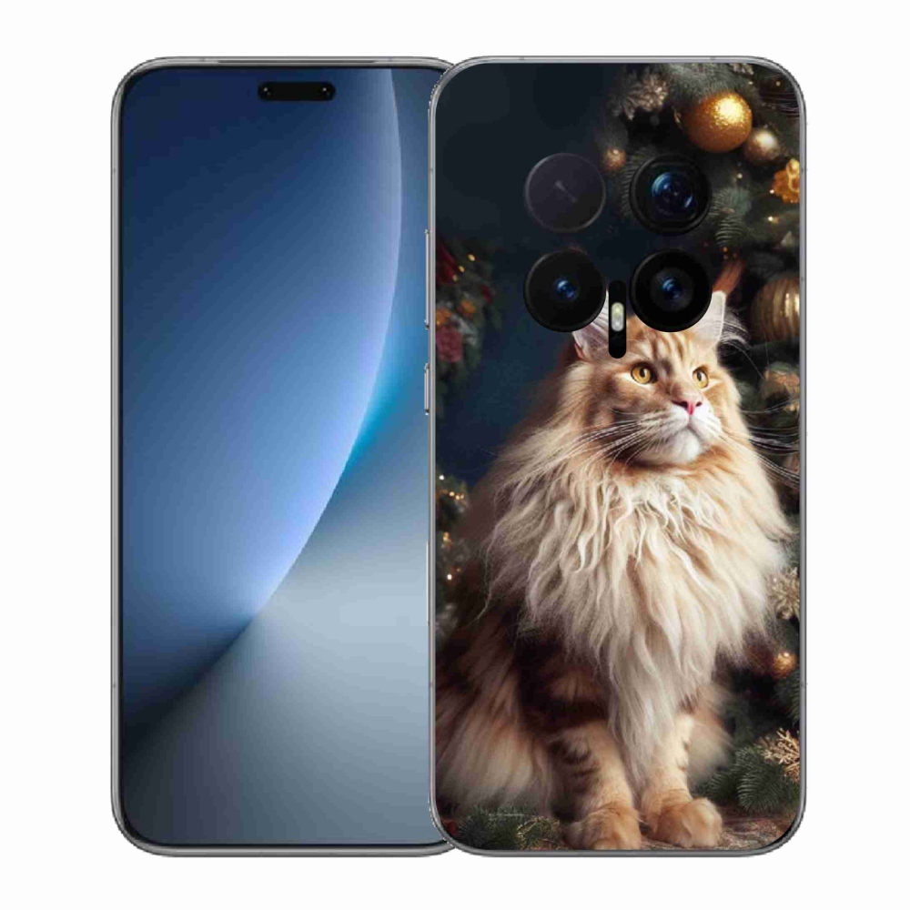 Zselés borítás mmCase a Honor Magic 8 Pro-hoz - macska a fánál