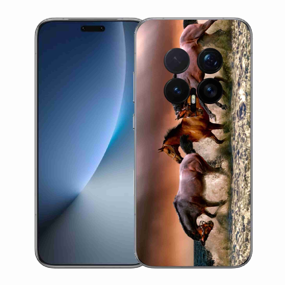 Zselés borítás mmCase a Honor Magic 8 Pro-hoz - lovak 1