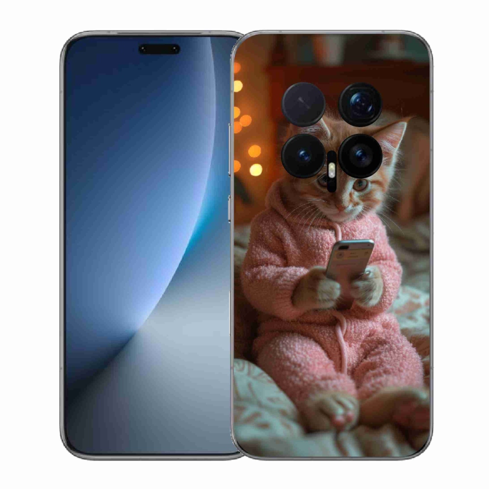 Gél borítás mmCase a Honor Magic 8 Pro-hoz - baba a mobillal