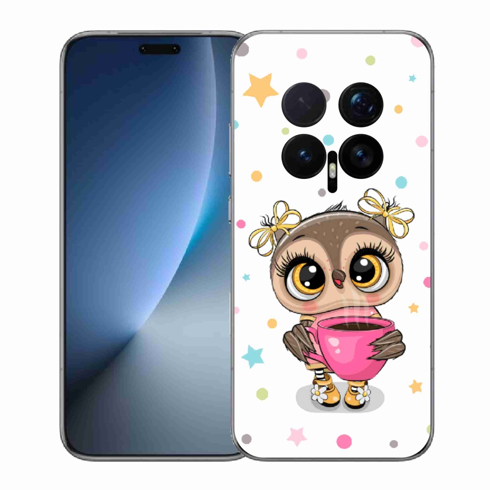 Zselés borítás mmCase a Honor Magic 8 Pro-hoz - rajzfilm bagoly