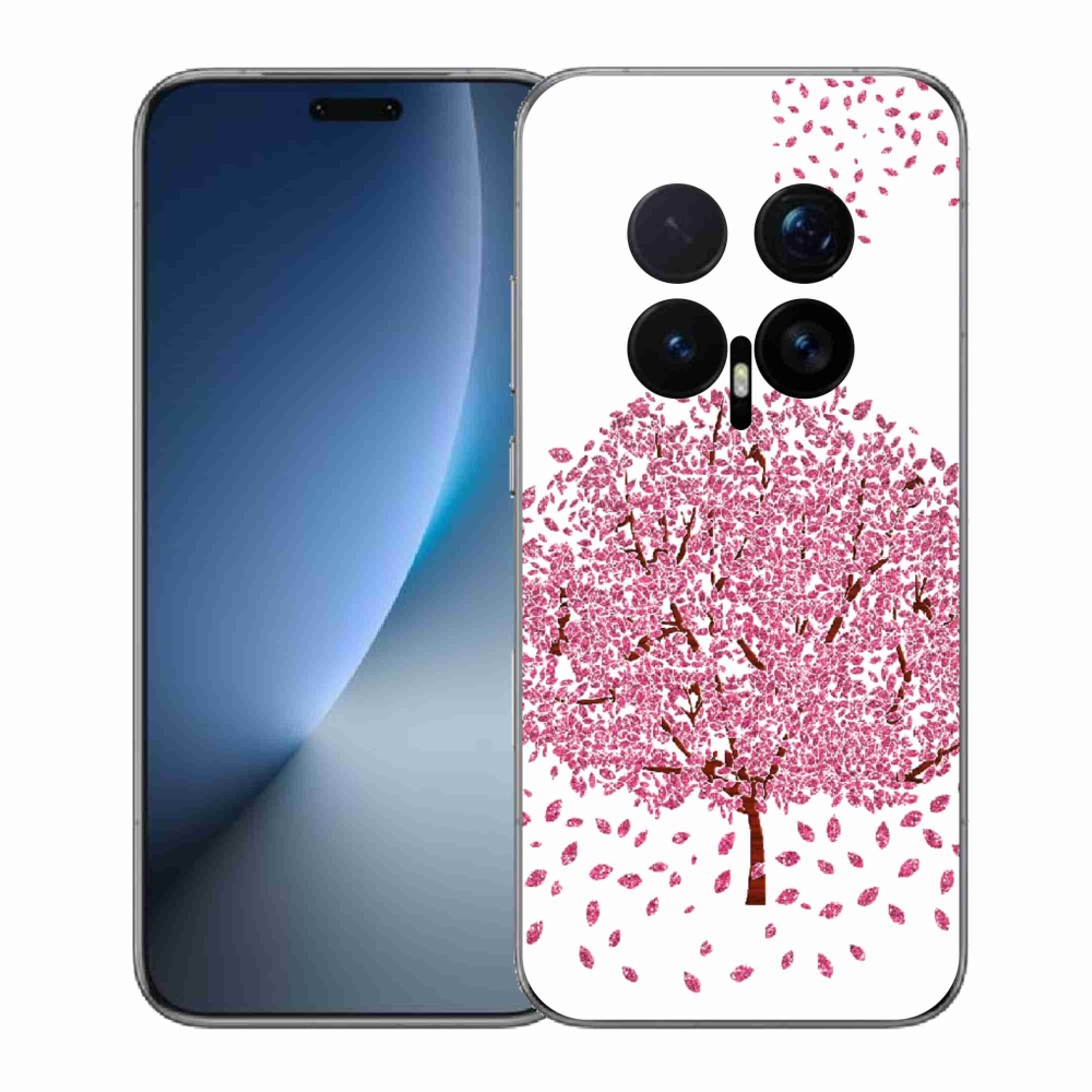 Zselés borítás mmCase a Honor Magic 8 Pro-hoz - rajzfilmfa levelekkel