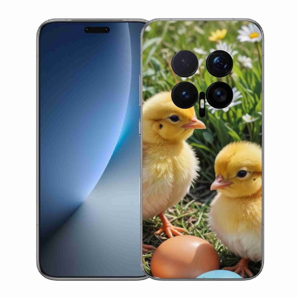 Zselés borítás mmCase a Honor Magic 8 Pro-hoz - csirkék