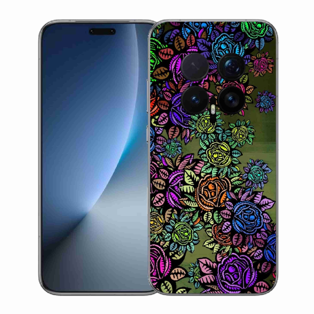 Gél borítás mmCase a Honor Magic 8 Pro számára - virágok 6